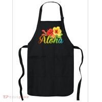 Aloha Hawaiian Flower Hawaii Vacation Apron thumb 0