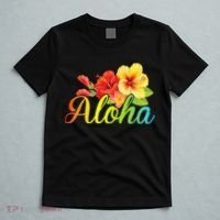 Aloha Hawaiian Flower Hawaii Vacation T-Shirt thumb 5