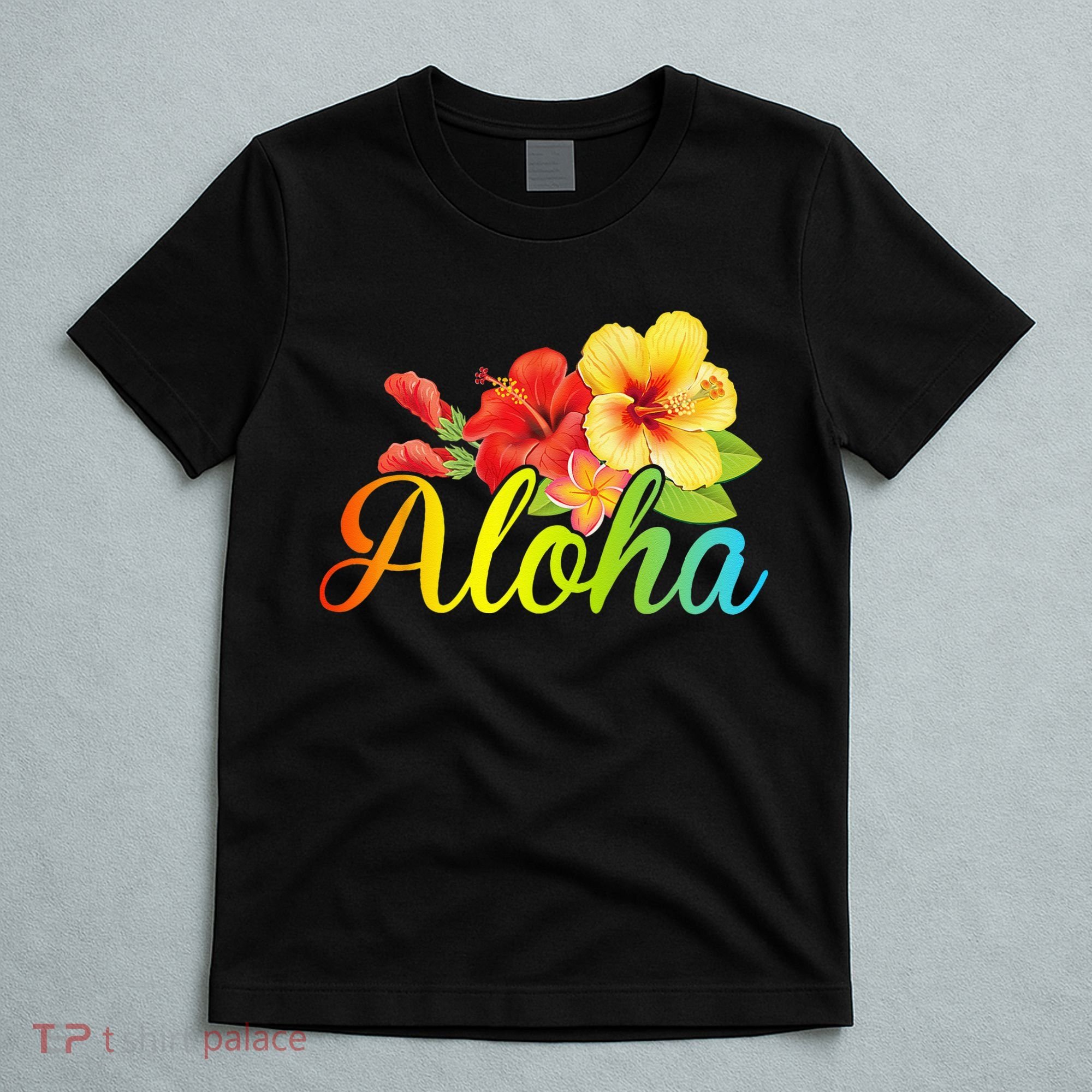 Aloha Hawaiian Flower Hawaii Vacation T-Shirt