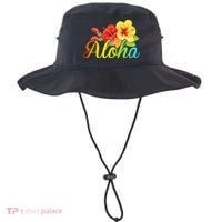 Aloha Hawaiian Flower Hawaii Vacation Bucket Hat thumb 0