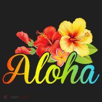 Aloha Hawaiian Flower Hawaii Vacation Hat thumb 2