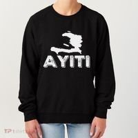 Ayiti Haitian Flag Haiti Roots Women's Sweatshirt thumb 0