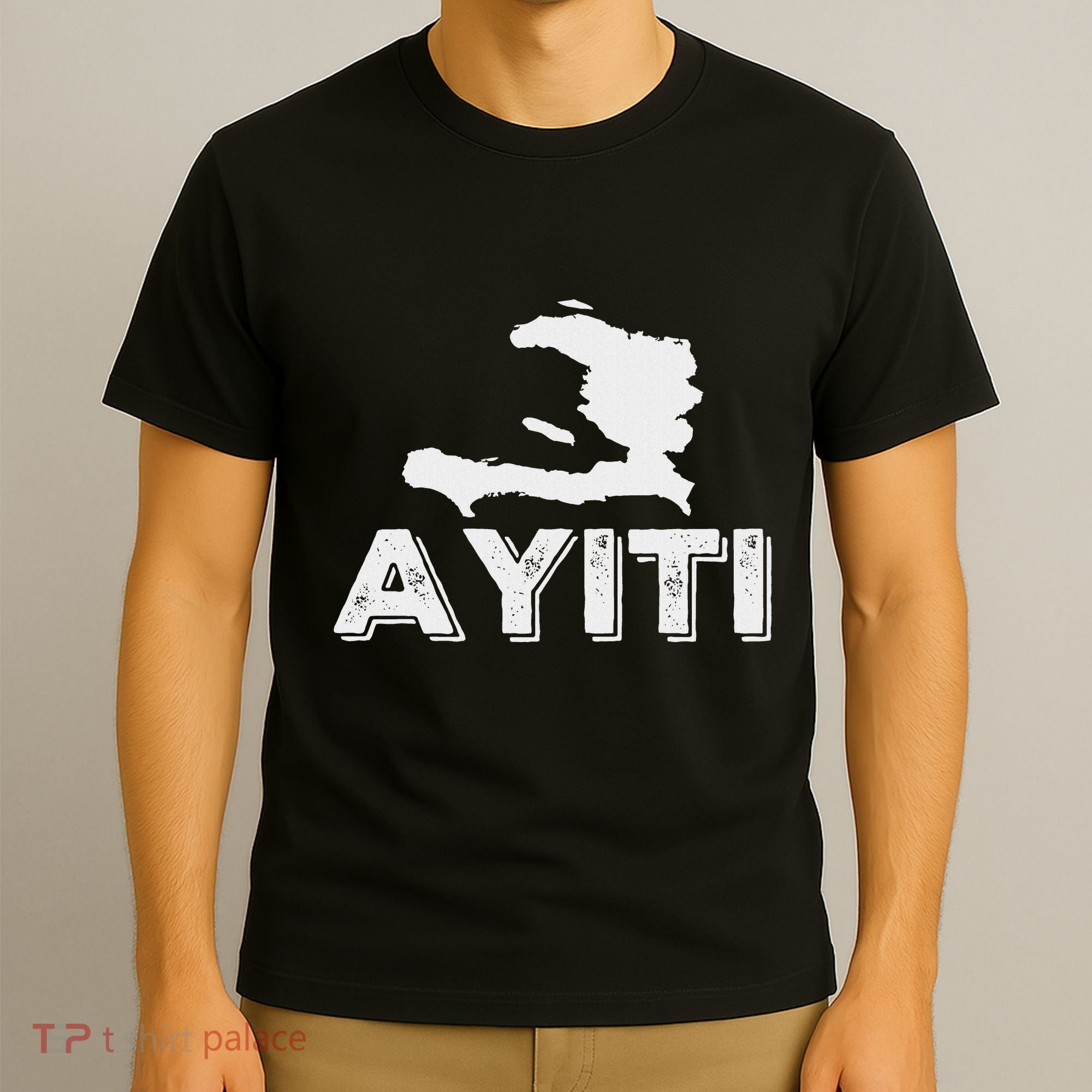 Ayiti Haitian Flag Haiti Roots T-Shirt