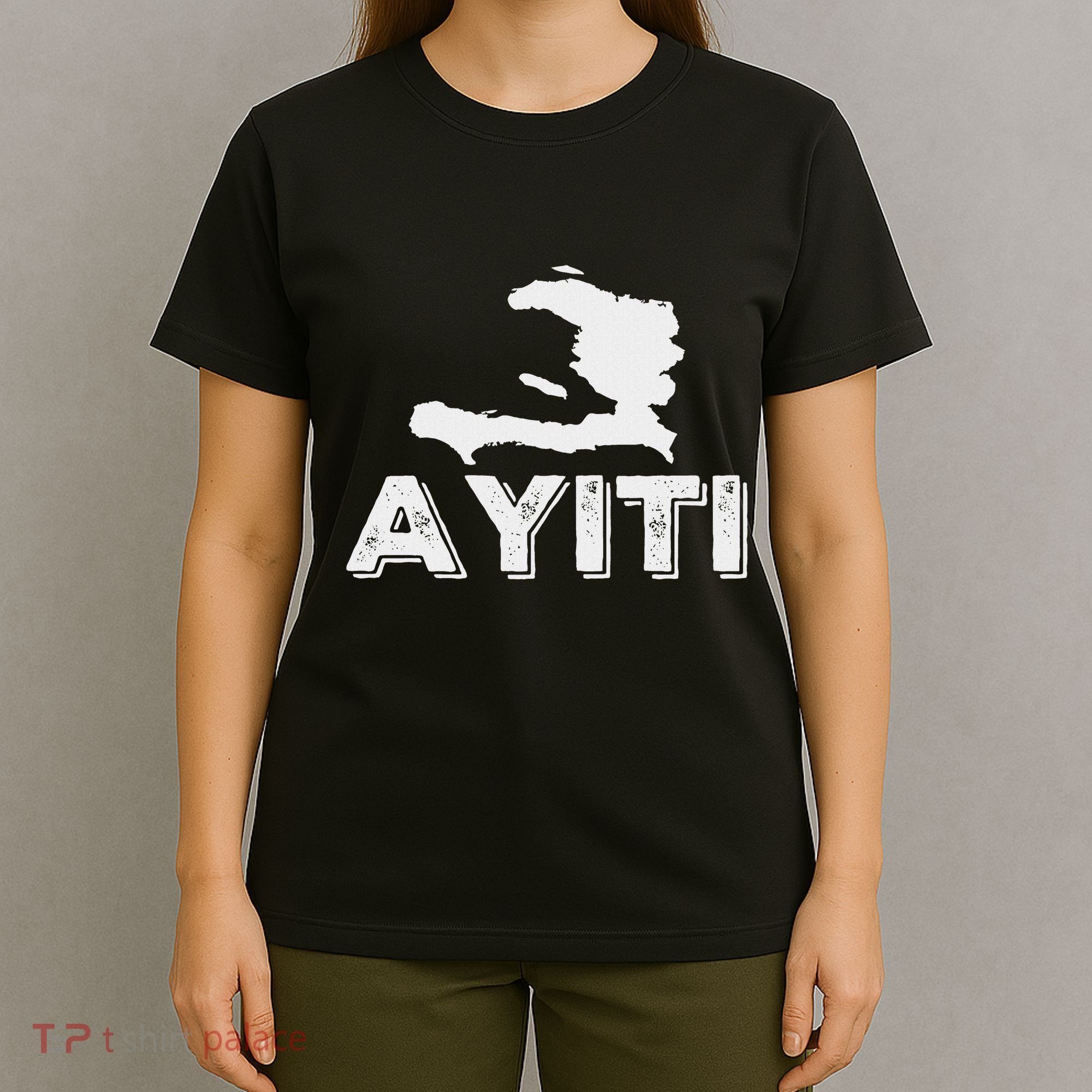 Ayiti Haitian Flag Haiti Roots T-Shirt