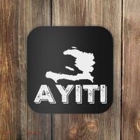 Ayiti Haitian Flag Haiti Roots Coaster thumb 0