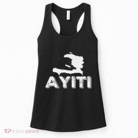 Ayiti Haitian Flag Haiti Roots Women's Tank Top thumb 0