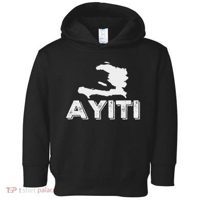 Ayiti Haitian Flag Haiti Roots Toddler Hoodie