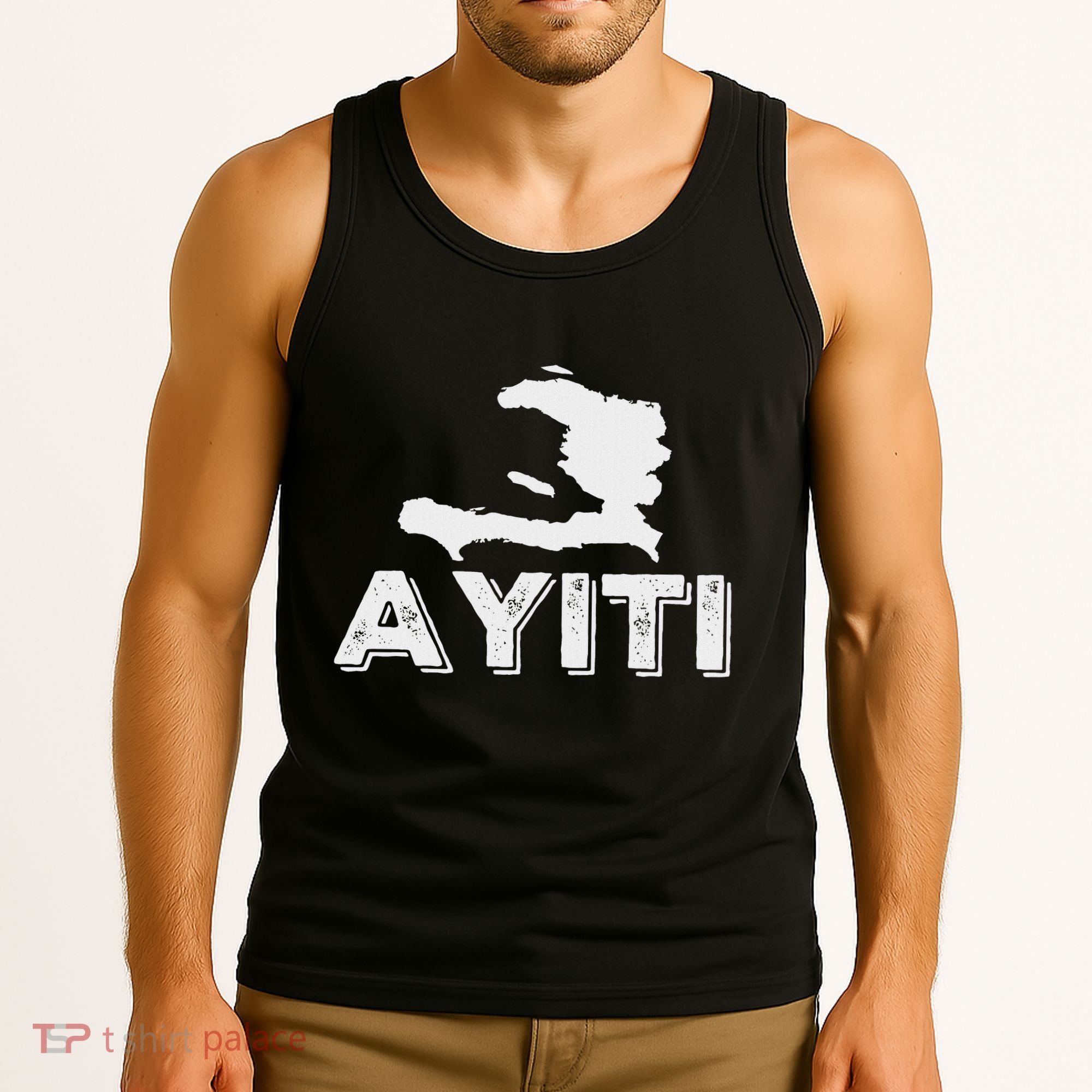 Ayiti Haitian Flag Haiti Roots Tank Top