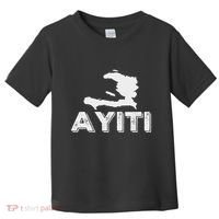 Ayiti Haitian Flag Haiti Roots Toddler T-Shirt thumb 0