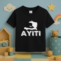 Ayiti Haitian Flag Haiti Roots Toddler T-Shirt thumb 3