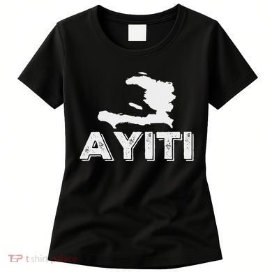 Ayiti Haitian Flag Haiti Roots Women's T-Shirt