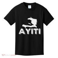 Ayiti Haitian Flag Haiti Roots Kids T-Shirt thumb 0