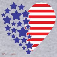 American Heart Flag Women's Sweatshirt thumb 2
