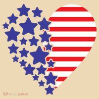 American Heart Flag Tote Bag thumb 4