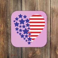American Heart Flag Coaster thumb 0