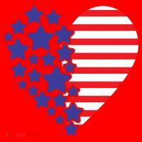 American Heart Flag Santa Hat thumb 1