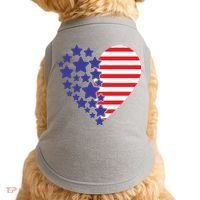 American Heart Flag Doggie Tank thumb 0