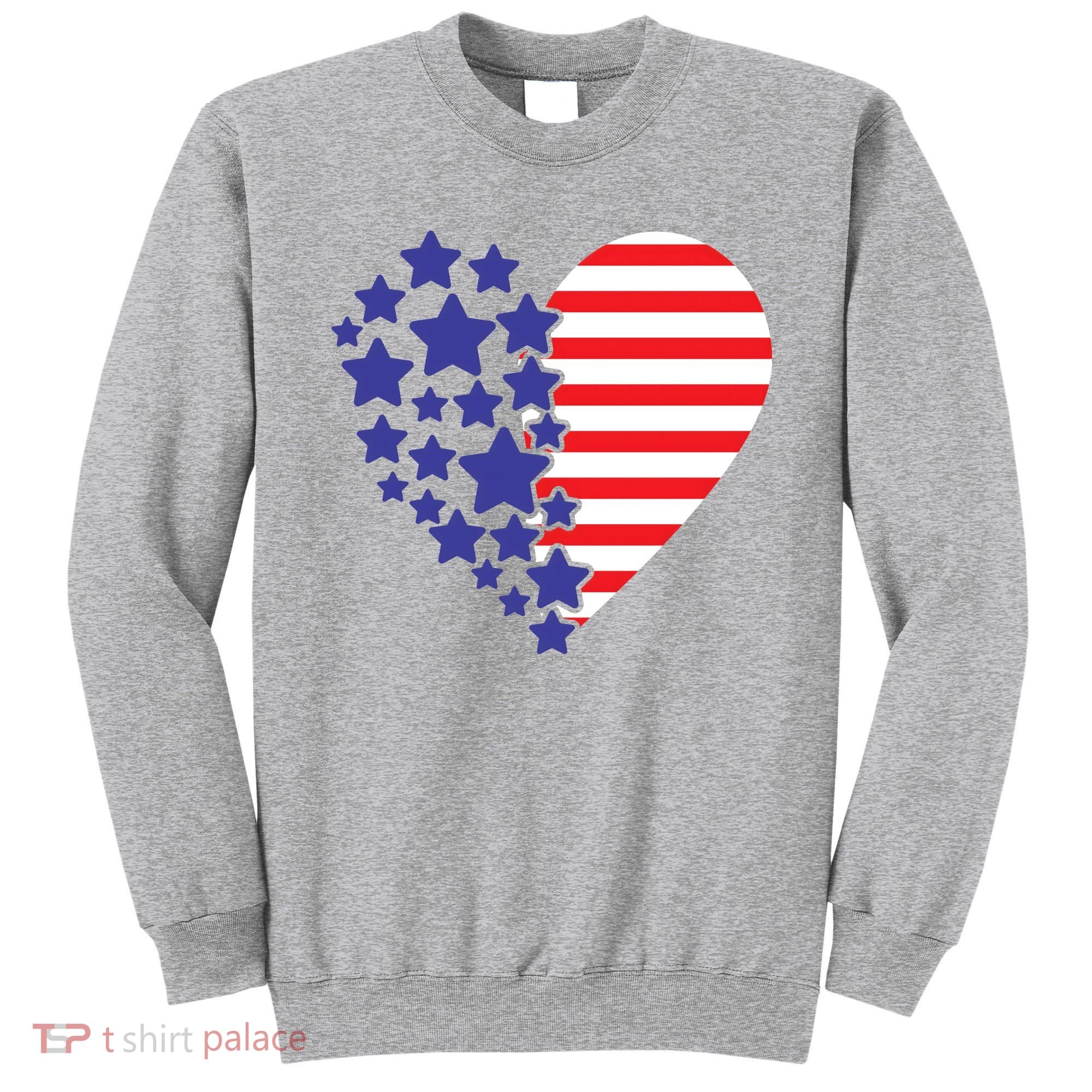 American Heart Flag Sweatshirt