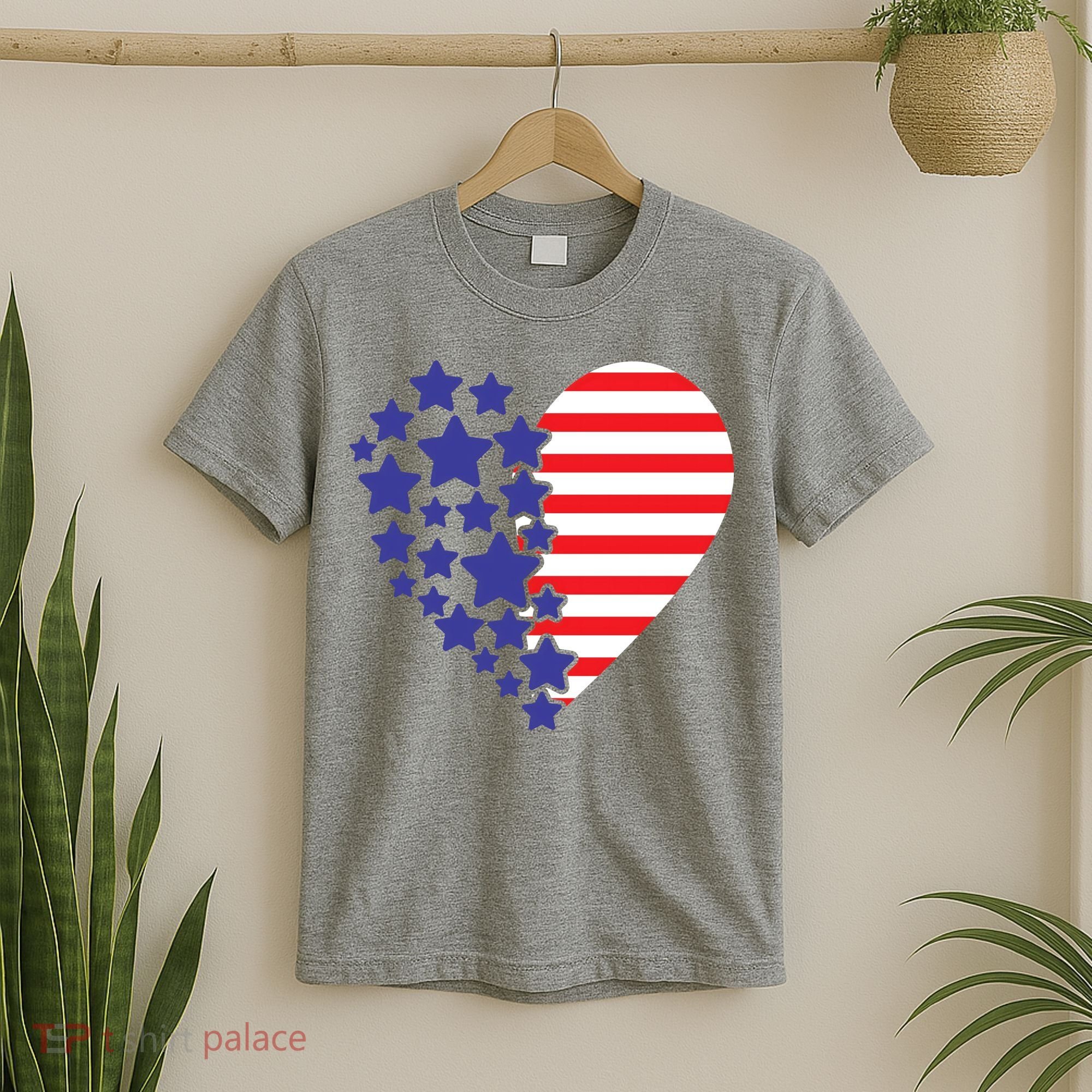American Heart Flag T-Shirt