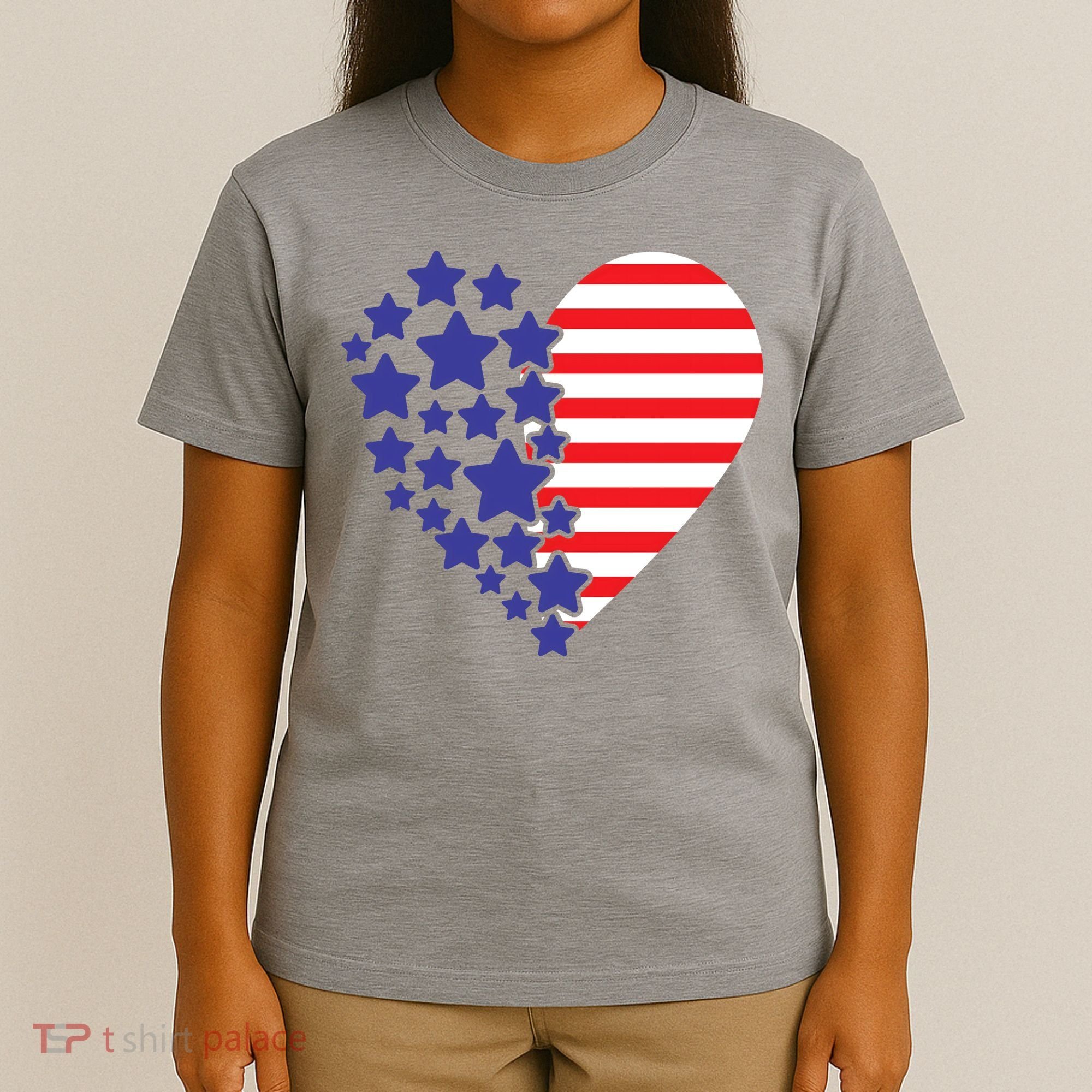 American Heart Flag T-Shirt