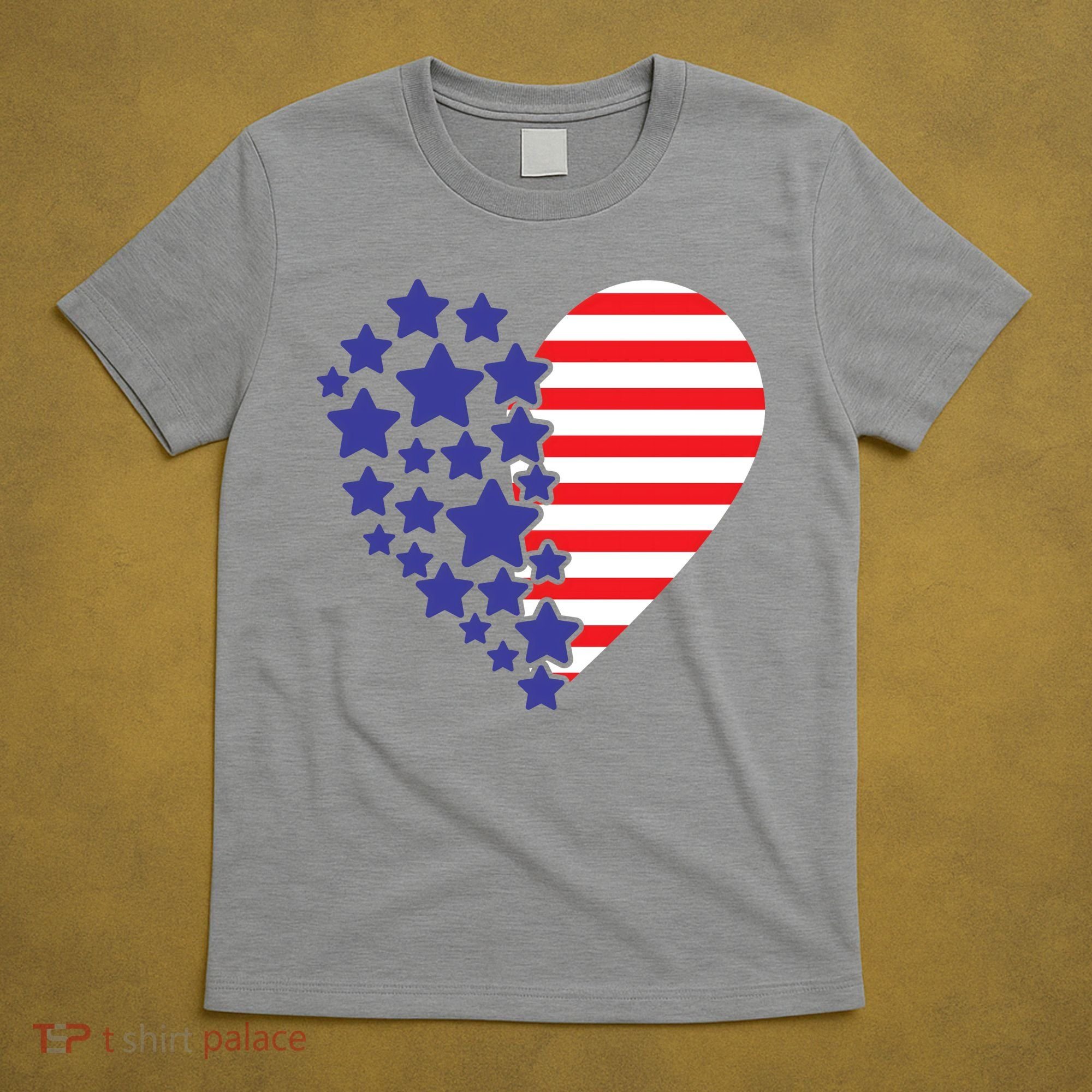 American Heart Flag T-Shirt