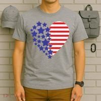 American Heart Flag T-Shirt thumb 6
