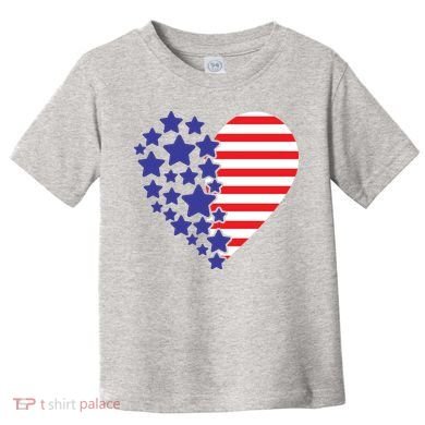 American Heart Flag Toddler T-Shirt