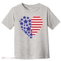 American Heart Flag Toddler T-Shirt thumb 0