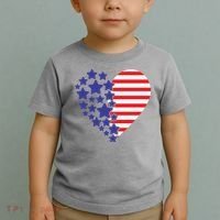 American Heart Flag Toddler T-Shirt thumb 2