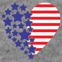 American Heart Flag Kids Sweatshirt thumb 2