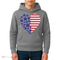 American Heart Flag Kids Hoodie thumb 4