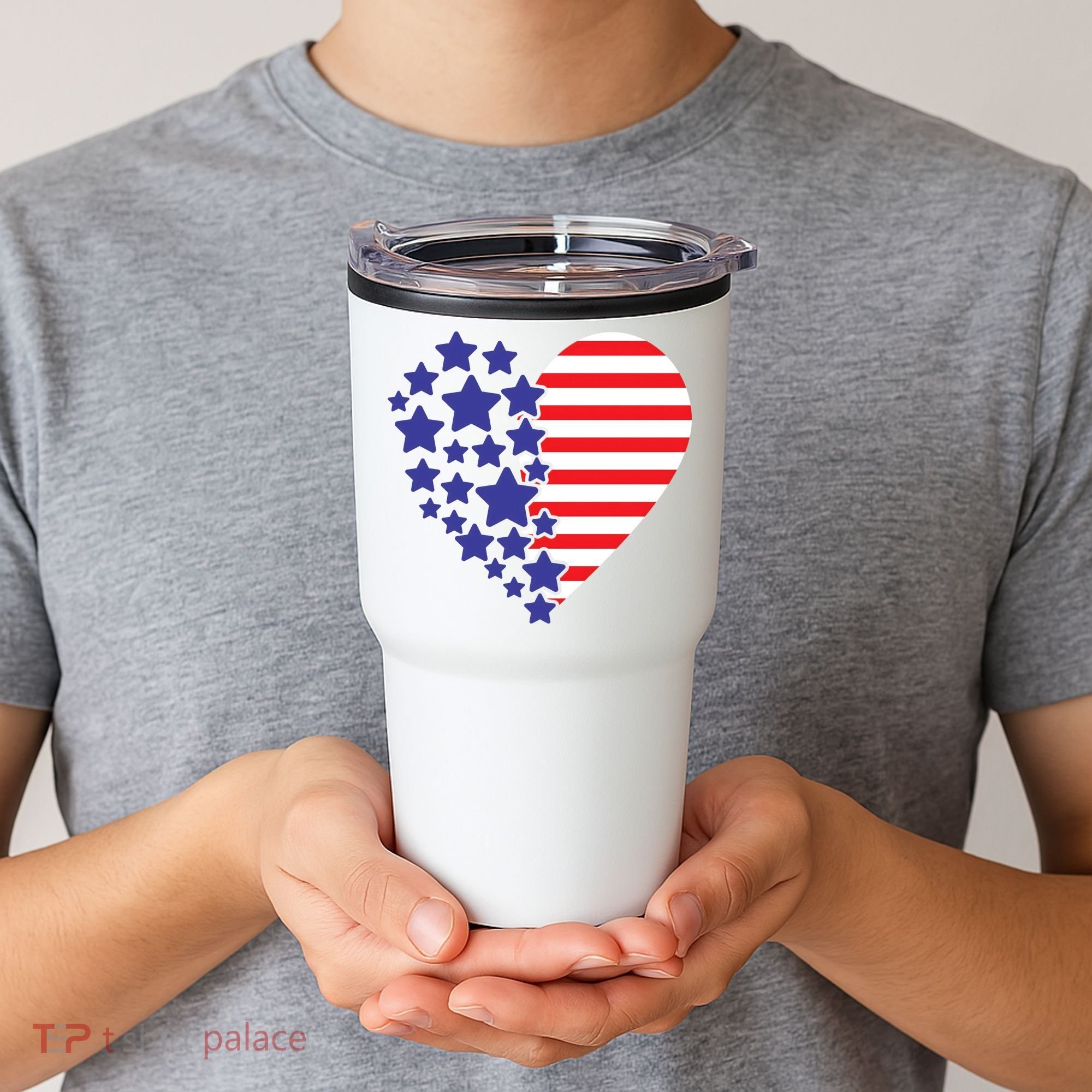 American Heart Flag Tumbler