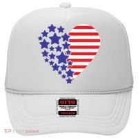American Heart Flag Hat thumb 0