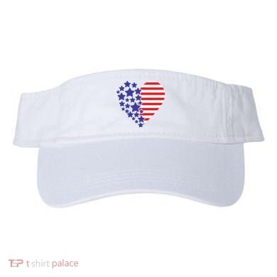 American Heart Flag Visor