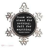Alexander Hamilton Gift Inspirational Famous Aham Quote Gift Ornament thumb 0