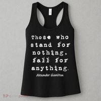 Alexander Hamilton Gift Inspirational Famous Aham Quote Gift Women's Tank Top thumb 3