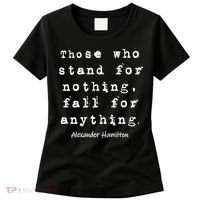 Alexander Hamilton Gift Inspirational Famous Aham Quote Gift Women's T-Shirt thumb 0