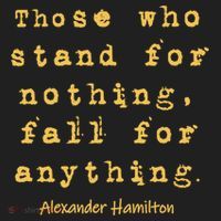 Alexander Hamilton Great Gift Great Gift Inspirational Famous Aham Quote Great G Golf Towel thumb 3