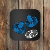 Air Hockey Game Pieces Coaster thumb 0