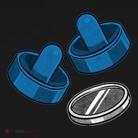 Air Hockey Game Pieces Coaster thumb 2