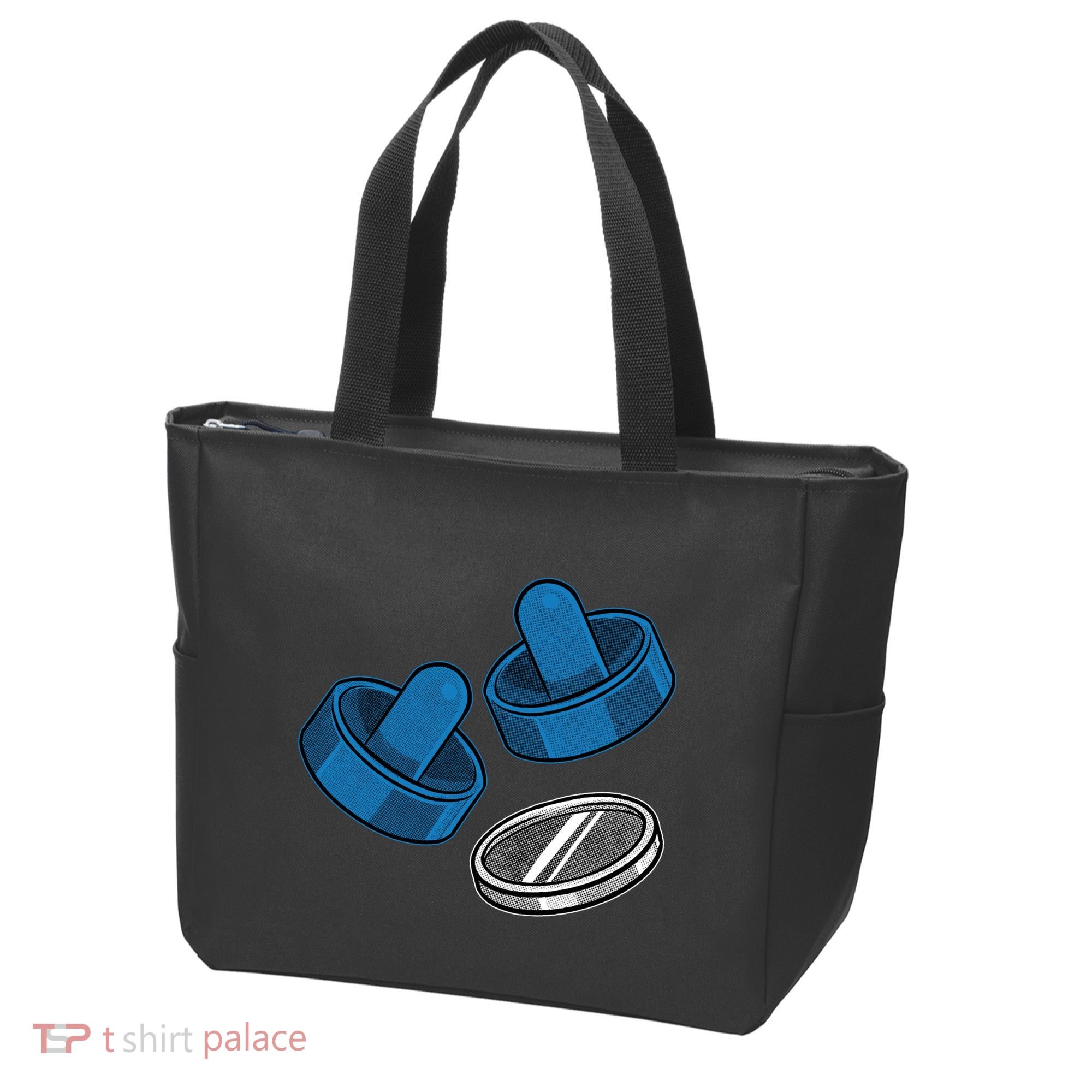 Air Hockey Game Pieces Tote Bag