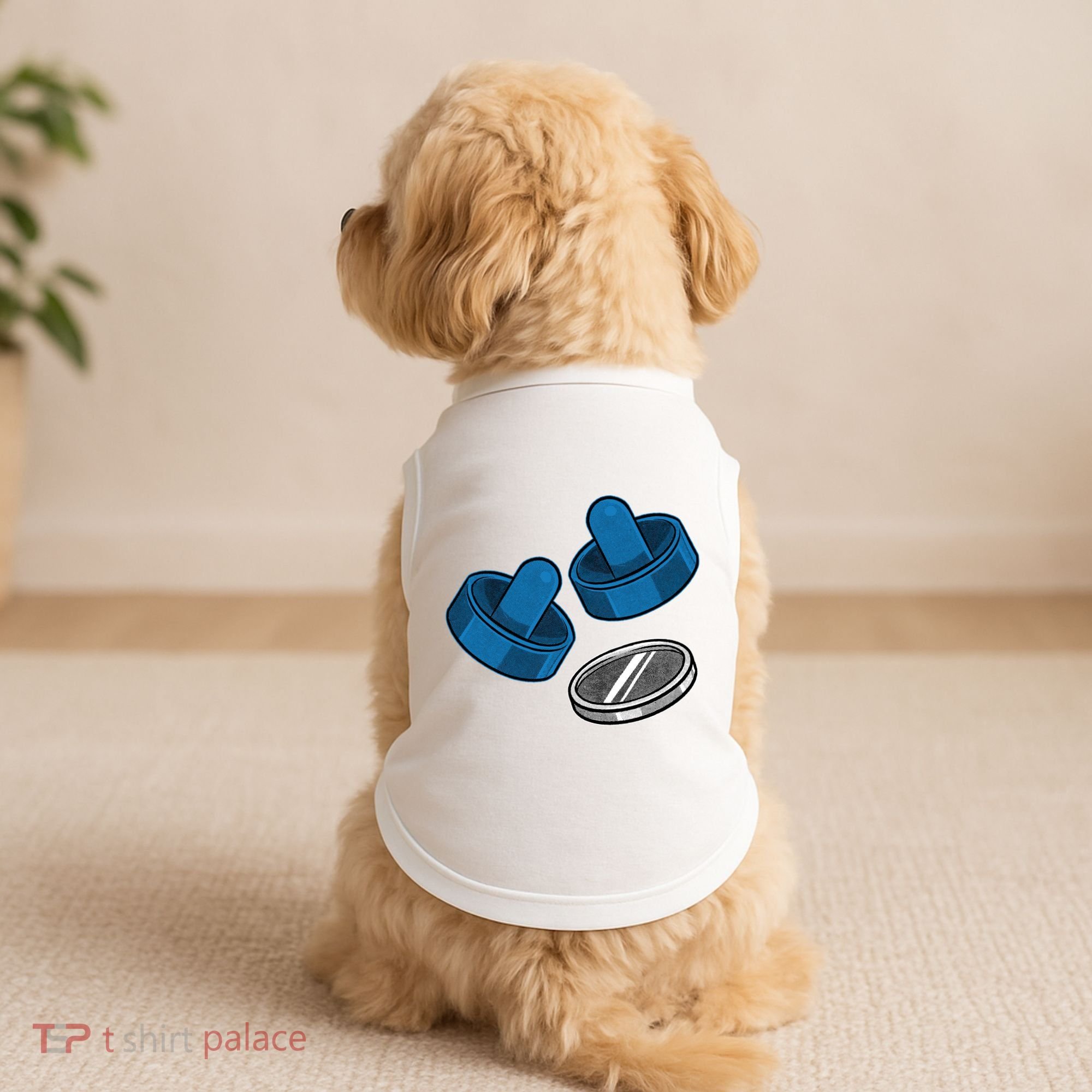 Air Hockey Game Pieces Doggie Tank