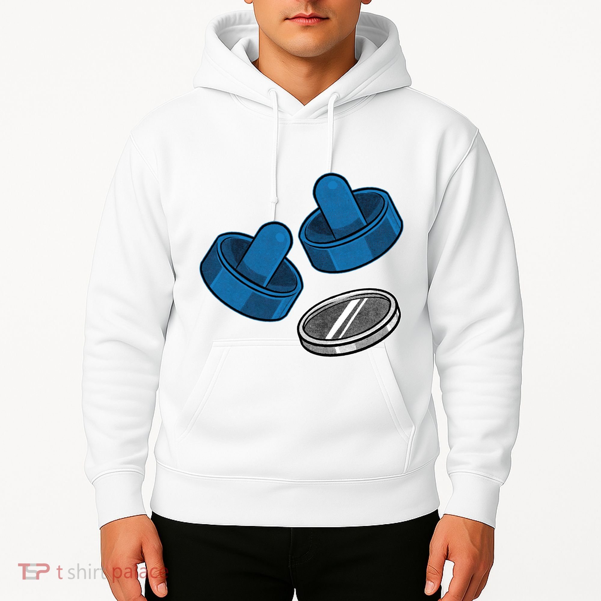 Air Hockey Game Pieces Hoodie