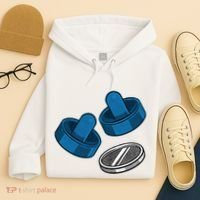 Air Hockey Game Pieces Hoodie thumb 4