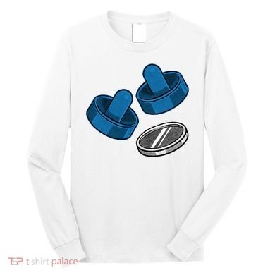 Air Hockey Game Pieces Long Sleeve Shirt