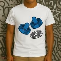 Air Hockey Game Pieces T-Shirt thumb 3