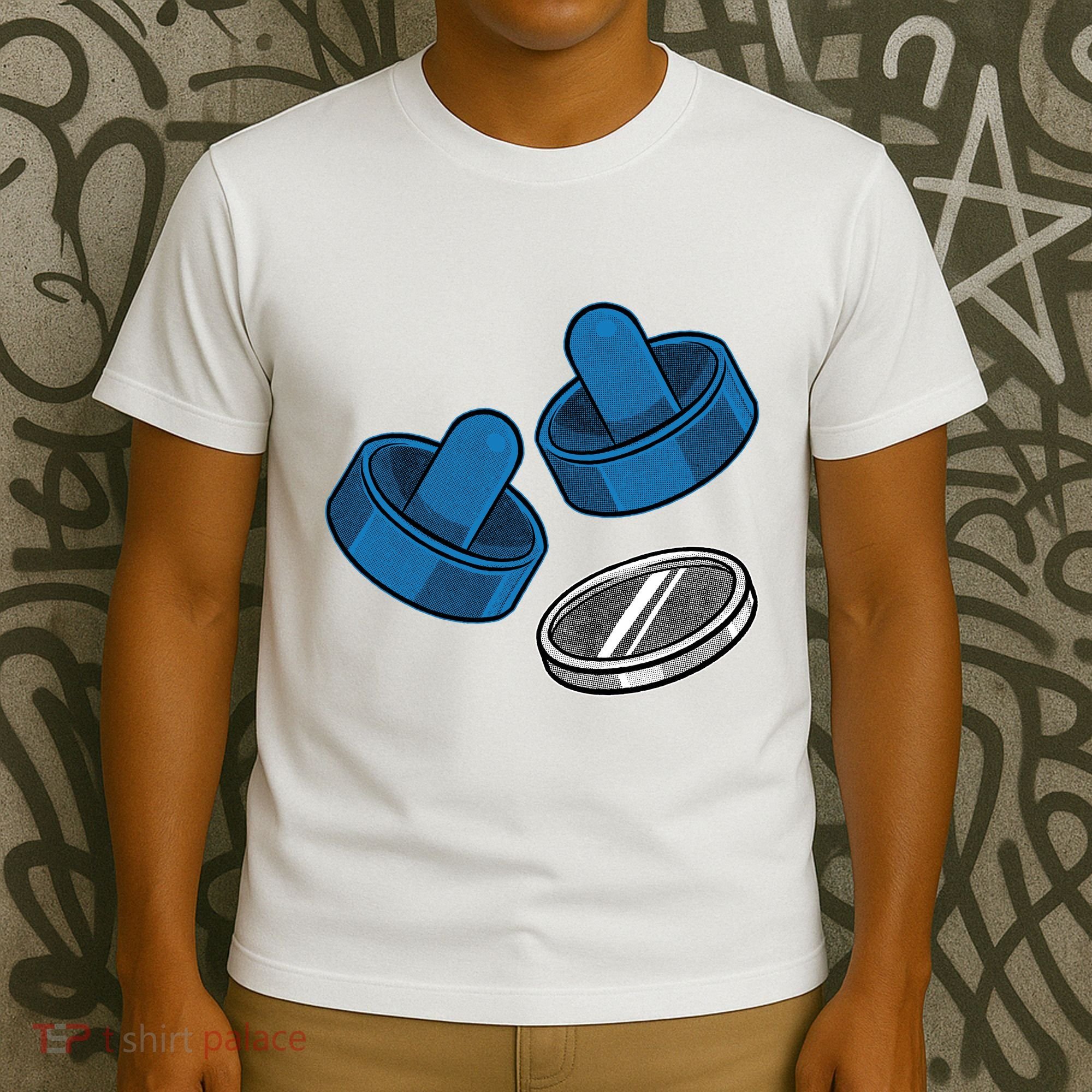 Air Hockey Game Pieces T-Shirt