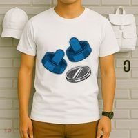 Air Hockey Game Pieces T-Shirt thumb 6