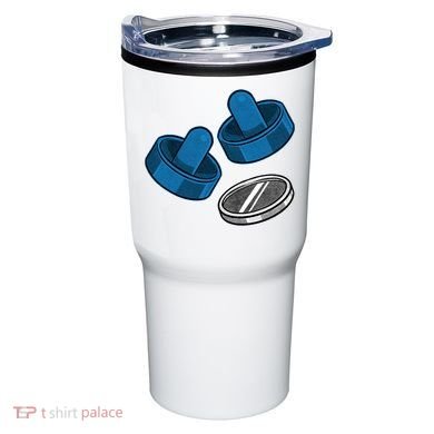 Air Hockey Game Pieces Tumbler
