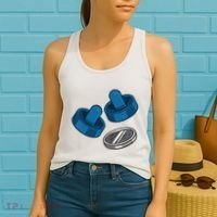 Air Hockey Game Pieces Women's Tank Top thumb 2